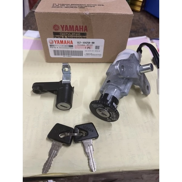 100  ORIGINAL YAMAHA LC135 V1 LC 135 Key Set Main Switch Kunci SUIS LOCK COMPLETE SET 1S8 XH250 00 lcv1 key lock handle