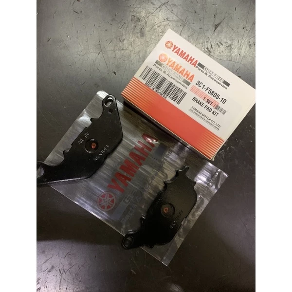 LC135 4S FZ150 EGO S EGO LC NOUVO LC SRL115  SRL115 Fi YAMAHA FRONT DEPAN DISC BRAKE PAD 100  ORI HLY NISSIN DISC PAD