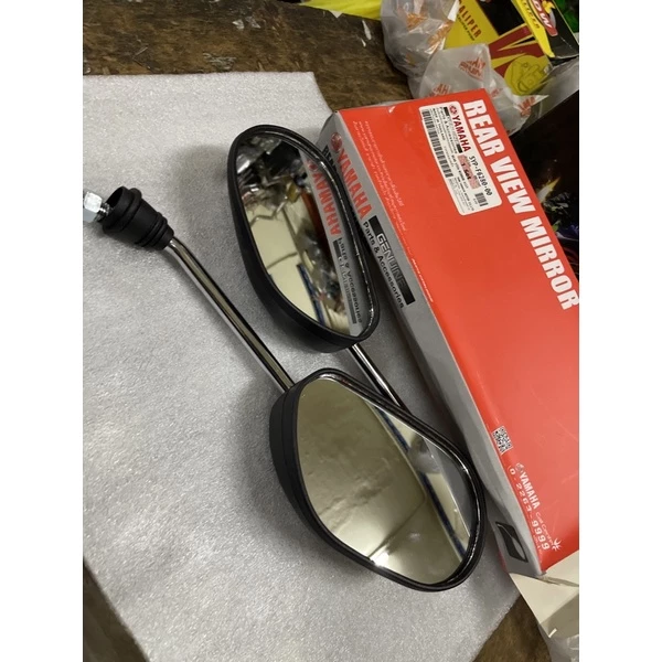 100  ORI thaland YAMAHA SIDE MIRROR CHROME back cermin Y15   LC135 lagenda SRL115  SRL110  Y125  Y110 ss110 ss2 EGO