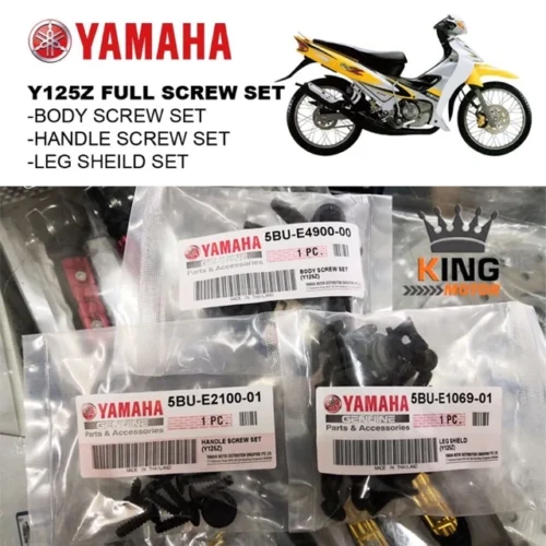 YAMAHA 125 y125 Y125Z 125Z Y125ZR 125ZR BODY COVER SET SCREW SKRU FULL ORI ORIGINAL HONG LEONG
