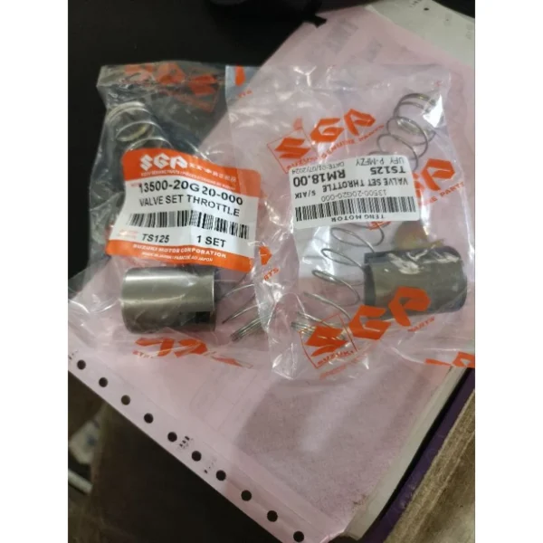 my-11134207-7r98v-lxktr73kk48a7b.webp ORIGINAL PELAMPONG CARBURETOR REPAIR KIT TS125 TS100 FLOAT NEEDLE TS125 TS100 PISTON CAP SLIDE VALVE THROTTLE GASKET