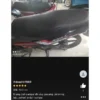LC135 V1 V2 V3 V4 V5 V6 V7 Y15 Y15ZR Seat Cover Kain Sit Original Style Lining Red line BENANG Putih Merah Sarung LC 135